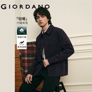 GIORDANO MEN Cooling embroidered cargo jacket 01076060