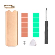 Copper M.2 SSD HeatSink Hard Disk Cooler with Thermal Solid State Disk Radiator 0.5mm for M.2 2280 N