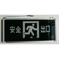 Jianster Fire Emergency Safety Exit Sign Channel Evacuation Sign LED Light Evacuation Sign