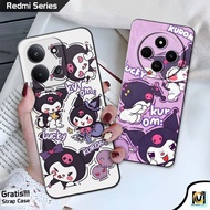 HP Redmi 15C 4G Case Redmi 14C 4G & 5G/ Redmi 13C 4G & 5G/ Redmi 12C 4G/ | Kuromi Motif | SoftCase R