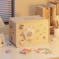 Bank Password Savings Boys Children Can't Enter Piggy Bank Large Size Only Cabinet Girls 2025 Safe N