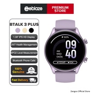 Zentronix Group Zeblaze Btalk 3 Plus Voice Calling Smart Watch 1.39 Large HD Color Display Fitness T