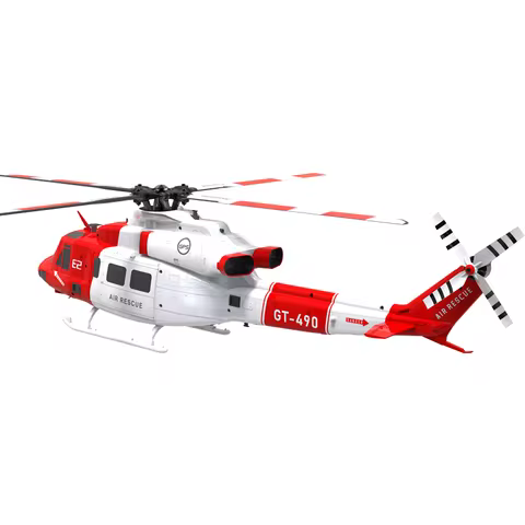 2025 New Goosky E2 1:35 Remote-Controlled Helicopter Gps Intelligent Drone Resembling Real Uh-1y