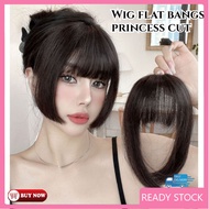Fake Princess Qi With Bangs Cut Fluffy Hair Round Face Repair Face Internet Famous Wig Piece Wig Hai