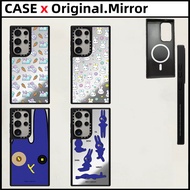 Samsung Galaxy S23 S24 S25 Ultra Plus phone case 2NE1 T'AMT'AMI Face cartoon Mirror Effect selectabl