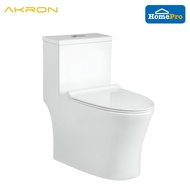 AKRON 1P WATER CLOSET TOILET WCO-733-S 6/3L WHITE  (DELIVER TO KL & SELANGOR ONLY)