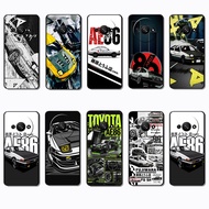 for 3c Xiaomi Redmi A1 A2 A3 A3X 11A 12 K50 Pro K50 Gaming NS62 toyota ae86 Fashionable soft black p