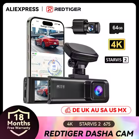 REDTIGER F7N PRO Dash Camera 4K Video Recorder Built In WiFi GPS FOV 170 Dash Cam With SONY STARVIS 