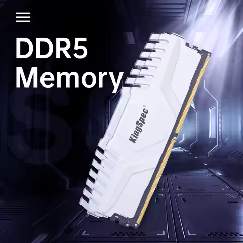 KingSpec Memoria RAM DDR5 5600mhz 6400MHz 6000MHz 16GB 32GB 16GBx Gaming Desktop Memory Ram 288Pin D