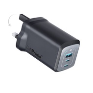 Ankee 100W Prime Charger, 3-Port GaN Foldable USB C Charger 100W Multi-Device Fast Charger