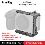 SmallRig FX3 / FX30 Cage HawkLock Quick Release Cage Kit Half Cage Extension Mount Plate for Sony FX