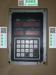 閑置轉賣:電腦伺服系統控制面板，印刷機商標機控制面板，無法試
