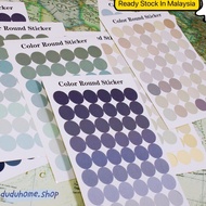 1 Pcs Round Sticker Ins Wall Card Sticker Mark Series Diy Planner Notebook Scrap Book