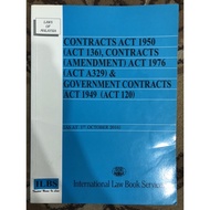Contracts Act 1950 (Act 136), Contracts (Amendment) Act 1976 (Act A329) & Government Contracts Act 1