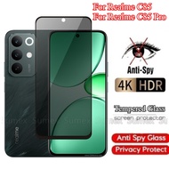 Private Tempered Glass For RealmeC85 Realme C85 Pro 4G 5G Anti-Spy Screen Protector Full Cover Anti 