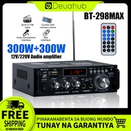 BT-298A Bluetooth EQ Audio Power Amplifier Karaoke Home Theater FM Radio 600W Deahub amplifier BT298