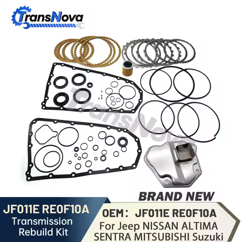 TransNova RE0F10A JF011E Auto CVT Transmission Master Rebuild Kit W/ Oil Filter For NISSAN ALTIMA SE