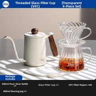 BINCOO | V60 Hand Drip Coffee Set Grind and Brew Kit
