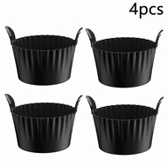 LivingEa 4 cái Nồi chiên không khí Silicone trứng poacher cup Silicone trứng nồi Khuôn nướng bánh ta