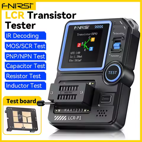 FNIRSI LCR-P1 Multifunction Transistor Resistance Capacitor Tester LCR ESR Tester Diode Triode LCR E