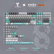 Titan Nation Monster 8 Keycap Nuclear Powered Transparent Magnetic Switch Keyboard Night Devil Bee E