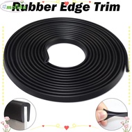 MOLIHA Edge Trim Strip, Rubber Black Door Edge Strip,  U Shape Edge Protector Doors