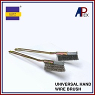 GLITZ TYPE H HANDLE BRUSH STEEL/STAINLESS STEEL/BRASS WIRE UNIVERSAL HAND BRUSH GL-HI 13
