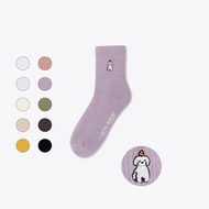 50% Fifty Percent|Dog Embroidered Socks|02499090002
