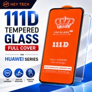 111D Tempered Glass Screen Protector Clear For Huawei Nova 3i 4 4E 5T 5i 7i Y5 2019 Y5P Y7 Pro Y7P Y