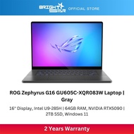 ASUS ROG Zephyrus G16 GU605C-XQR083W Gaming Laptop -16"/U9-285H/64GB/2TB SSD/RTX5090/Win11