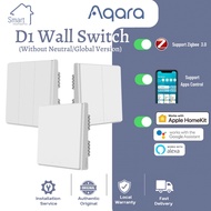 【Global/China】(Without Neutral Line) Aqara D1 Smart Switch  Single/Double/Triple Gang works with Hom