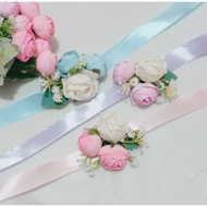 Corsage Bracelet, Bridesmaid Bracelet, Bridesmaid Flower Bracelet, Cheap Party Bracelet, Hand corsag