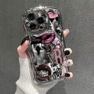 ที่วางลิปสติกรูปเสือ ลายพิมพ์สีสันสดใส ชุบด้วยไฟฟ้า เนื้อครีมสีสันสดใส เคสซิลิโคนนิ่ม เหมาะสำหรับ IP