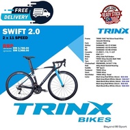 TRINX BICYCLE - SWIFT 2.0 - ROAD BIKE - SHIMANO 105 - Free Shipping (Harga/Price Nego)
