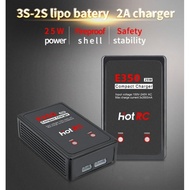 HotRC E350 Pro 7.4v/11.1v Lipo Battery Charger 2s 3s Cells Battery Charger 25W 2000mAh For RC LiPo B