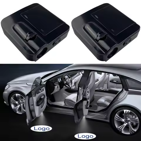 1PC Universal Car Door LED Welcome Laser Projector Logo Ghost Shadow Night Lights for Mini Porsche M