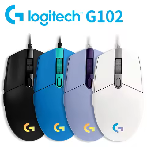 Logitech G102 series mouse, e-sports gaming mouse, multiple models, efficient office mouse G304/G203