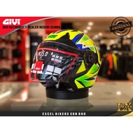 GIVI HELMET M35.0 KRAKEN NEON YELLOW /OPEN FACE HELMET / MOTORCYCLE HELMET /M35.0 SCUDO