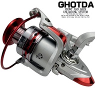 【Hot sale】1000-6000 Spinning Fishing Reel Metal Spool And Handle Wheel Fishing Right Left Reel