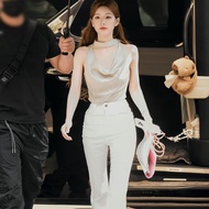 Xu Me Dazzling Halter Neck Camisole - Khaki Women's Top