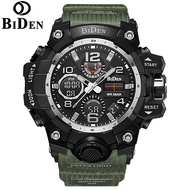 BIDEN Top Luxury Brand Men's Watches Original Fashion Casual Waterproof Analog Digital Sport Militar Men's Watch R003