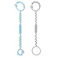 2pcs Silicone Baby Bottle Lanyard And Toy Lanyard, Adjustable Anti-Drop Cup Holder Strap, Suitable F