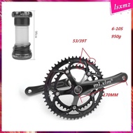 [Lsxmz] 130bcd Bike Crankset Chainring 170mm Crank High Strength Chain Hollow Bottom Bracket