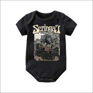 SC baby clothes jumper baby kids short Band SERINGAI BAND METAL ROCK logo writing age 0 1 2 3 4 5 6 