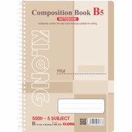 Sổ kẻ ngang lò xo đơn 58gsm B5 Klong MS 373 vở lò xo 500 trang viết bài giáo án tiện lợi