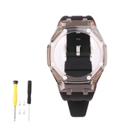 MMBAY GA2100 GA2110 Mod Kits Watch Bezel and Fluorine Rubber Strap Replacement Retrofit Fit for Casi