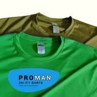 Proman Drifit Long Sleeve Shirts (Blue, Grey, Red, Apricot, Black, Green)