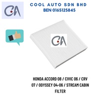 🔥READY STOCK 🔥HONDA ACCORD 08 / CIVIC 06 / CRV 07 / ODYSSEY 04-06 / STREAM CABIN FILTER