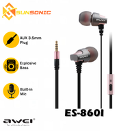 AWEI ES-860i Noise Isolation Wired In-Ear Earphone with Microphone
