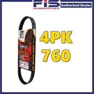 FIS Gaido Fan Belt Proton Wira Putra 1.8 4G93 Air Cond Alternator Power Steering Belt 4PK600 4PK760